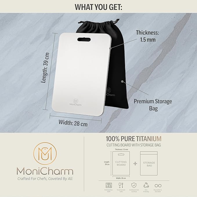 kitchentro..Pure Titanium Cutting Board