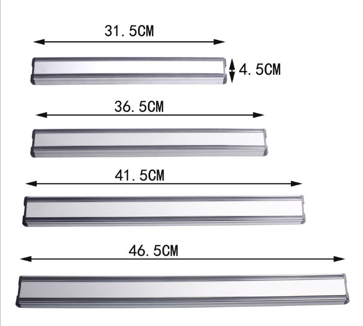 Kitchentro™ Magnetic Wall Knife Holder – Space-Saving Stainless Steel Strip