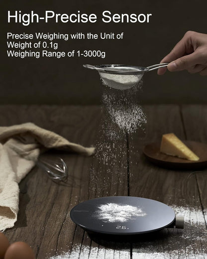 HOTO Smart Kitchen Scale – Precision Digital Food Scale with LED Display