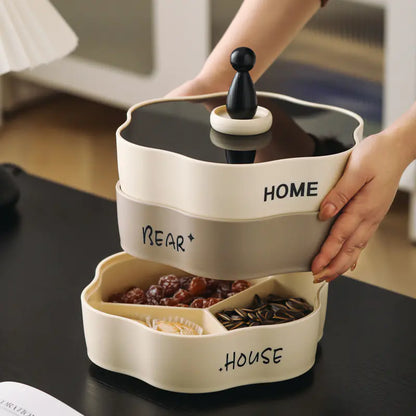 KITCHENTRO LTD™ Treat Turn – Rotating Snack Tray