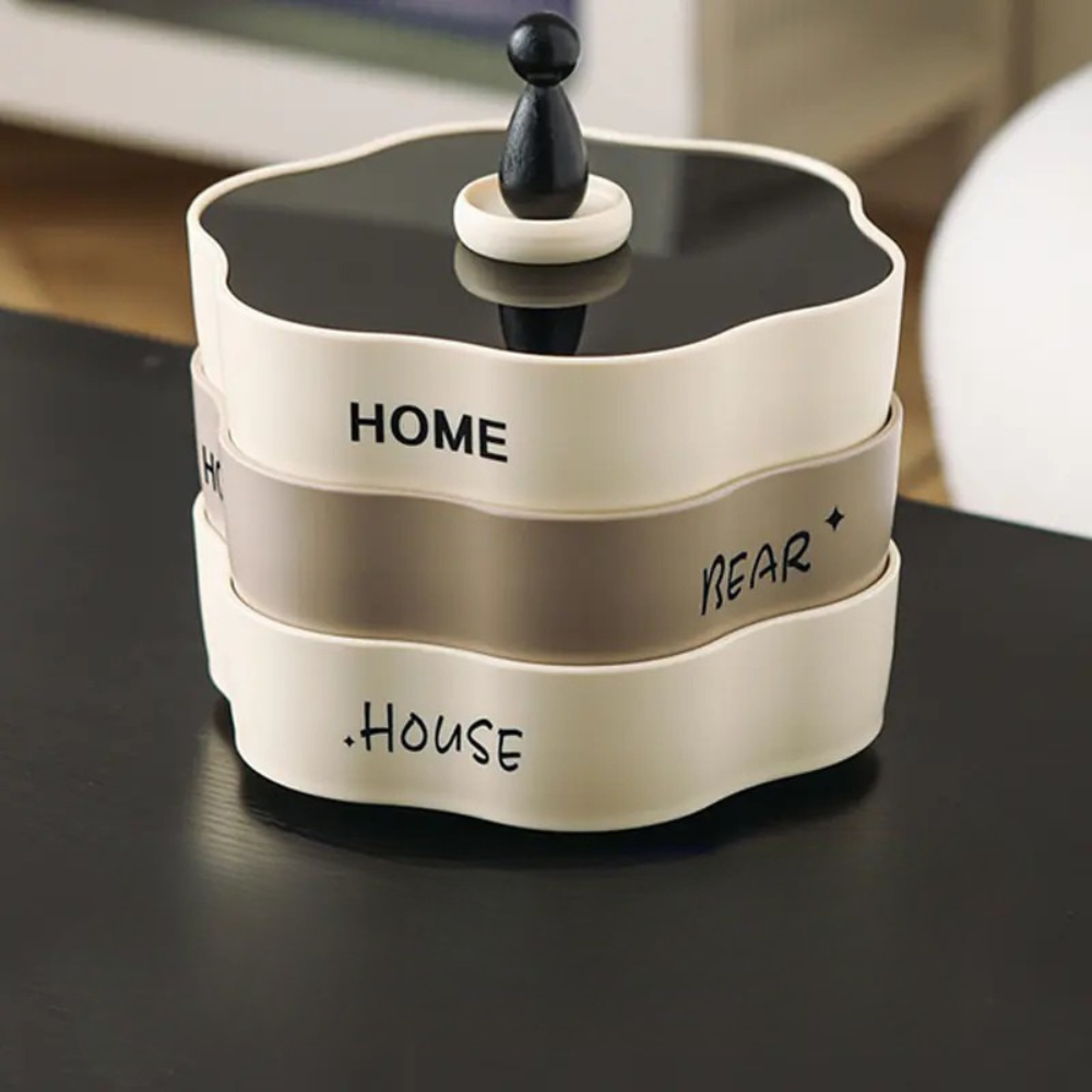 KITCHENTRO LTD™ Treat Turn – Rotating Snack Tray