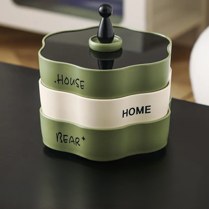 KITCHENTRO LTD™ Treat Turn – Rotating Snack Tray