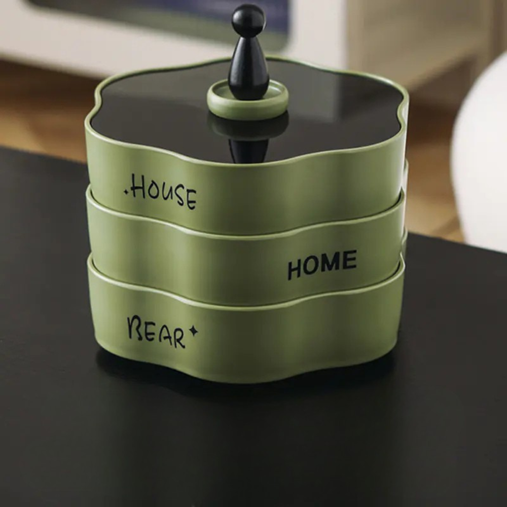 KITCHENTRO LTD™ Treat Turn – Rotating Snack Tray