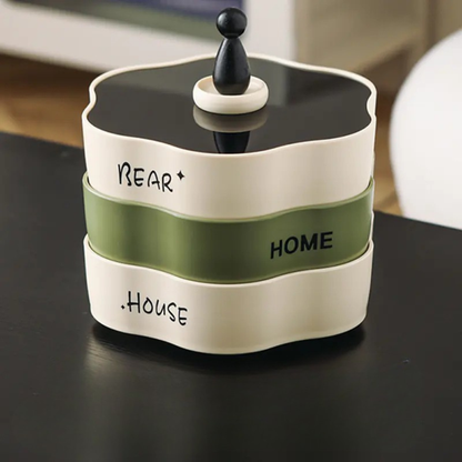 KITCHENTRO LTD™ Treat Turn – Rotating Snack Tray