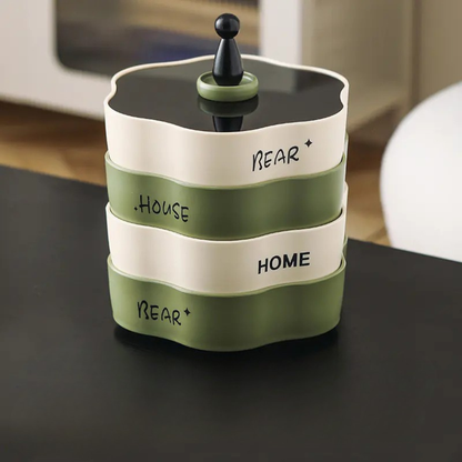 KITCHENTRO LTD™ Treat Turn – Rotating Snack Tray