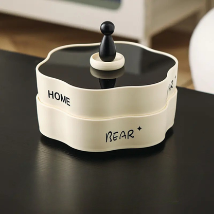 KITCHENTRO LTD™ Treat Turn – Rotating Snack Tray