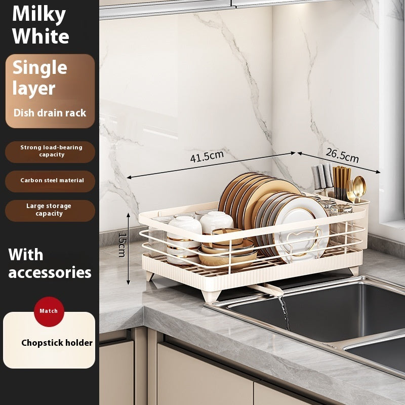 KITCHENTRO..CleanSpace Dish Drainer – Simple, Neat, and Hassle-Free Drying!