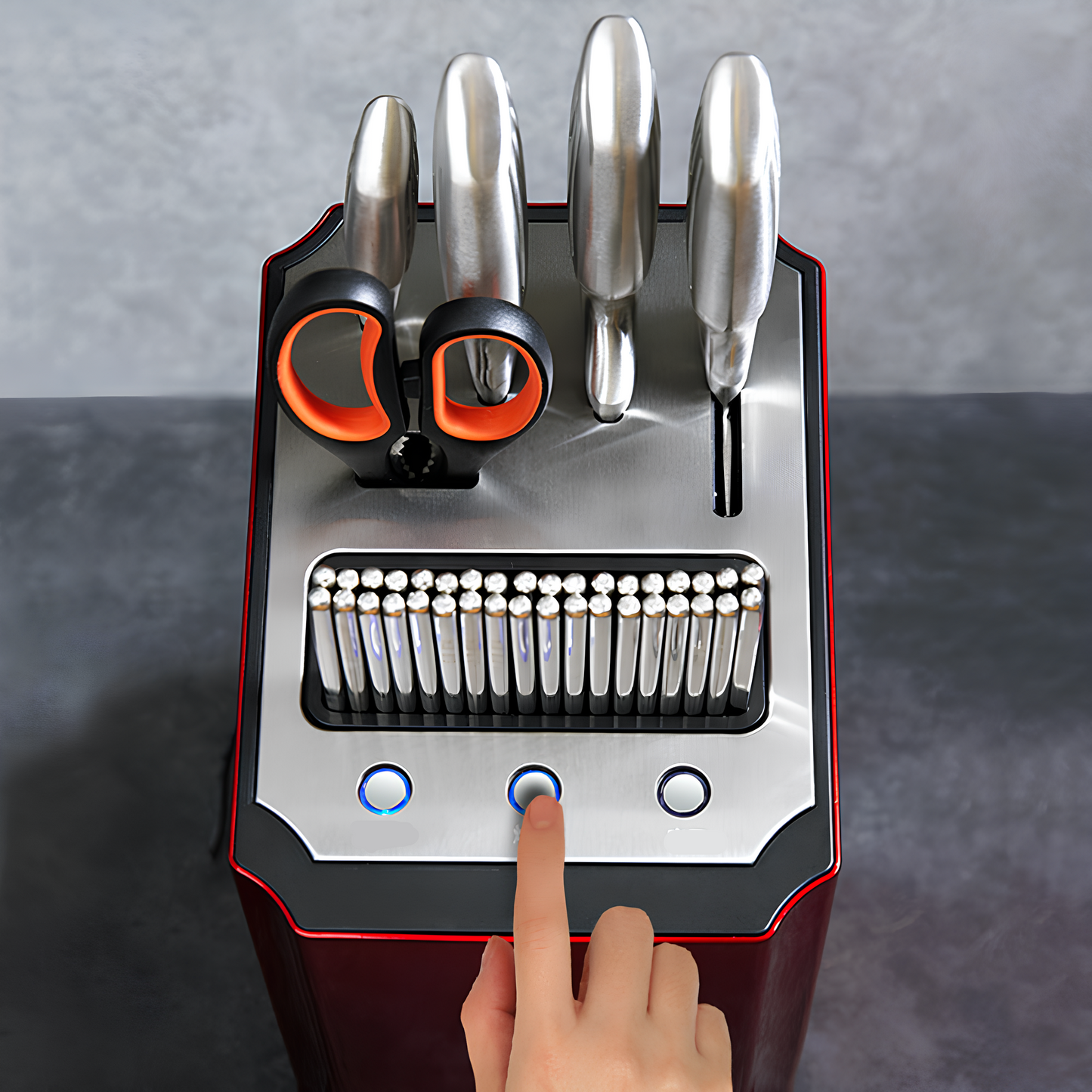 KITCHENTRO LTD™ Electric Knife – Smart Safe Cleaner