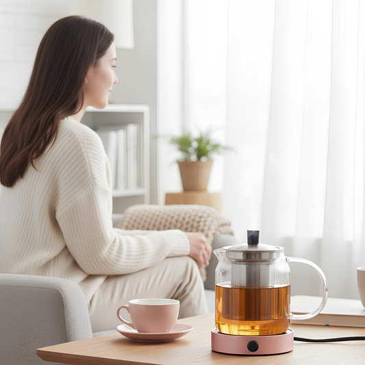 KITCHENTRO LTD™ Tea Tool – Smart Heated Coaster