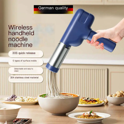 Portable Electric Noodle Maker with Interchangeable Molds