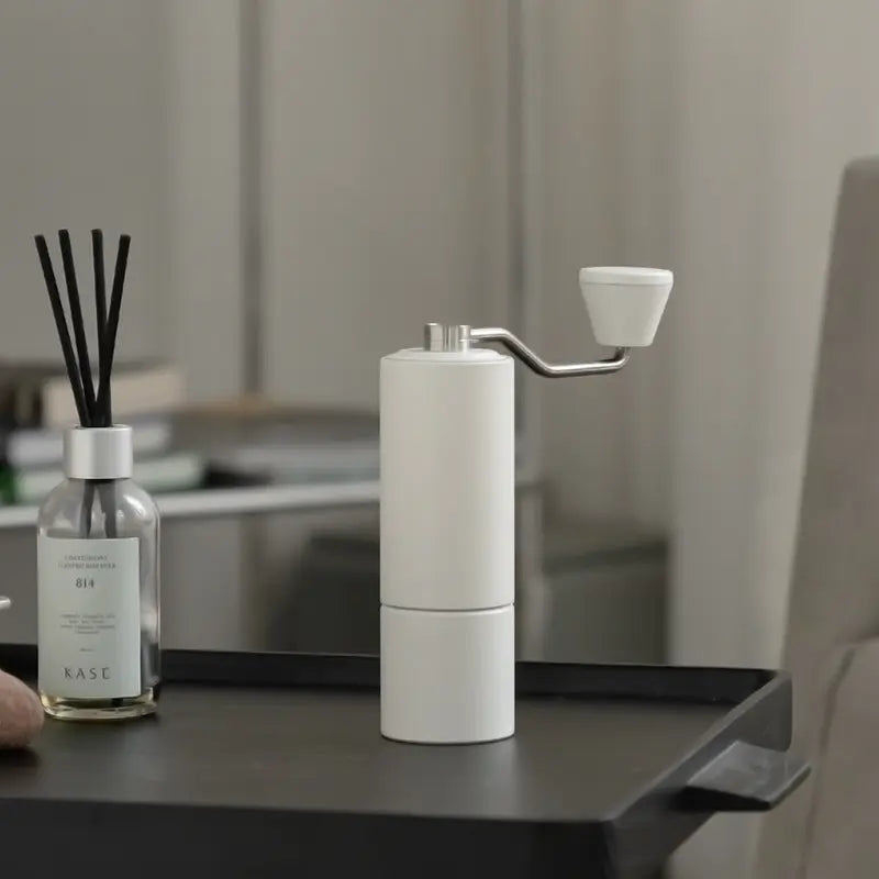 TIMEMORE Coffee Grinder Manual Stainless Steel Coffee Bean Grinder with Foldable Handle Internal Adjustable Setting, Double Bearing Positioning for Espresso Pour Over Coffee Chestnut C3S ESP PRO Green